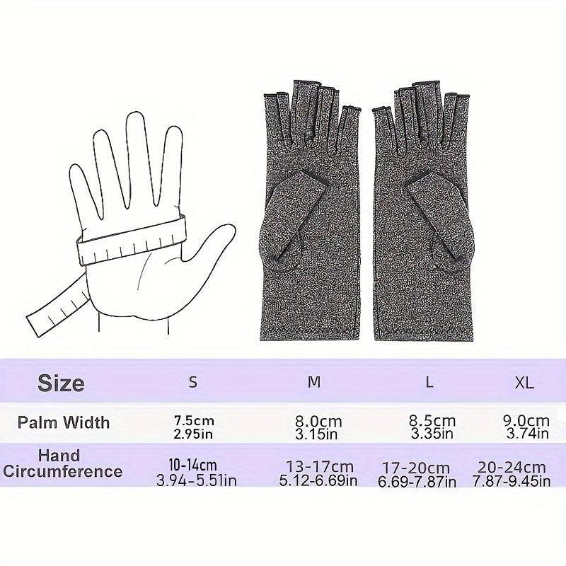 Double Compression Gloves Touchscreen Gloves with Wrist Support