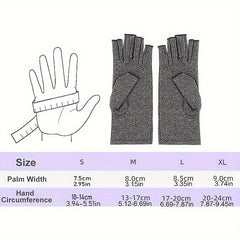 Double Compression Gloves Touchscreen Gloves with Wrist Support