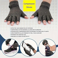 Double Compression Gloves Touchscreen Gloves with Wrist Support