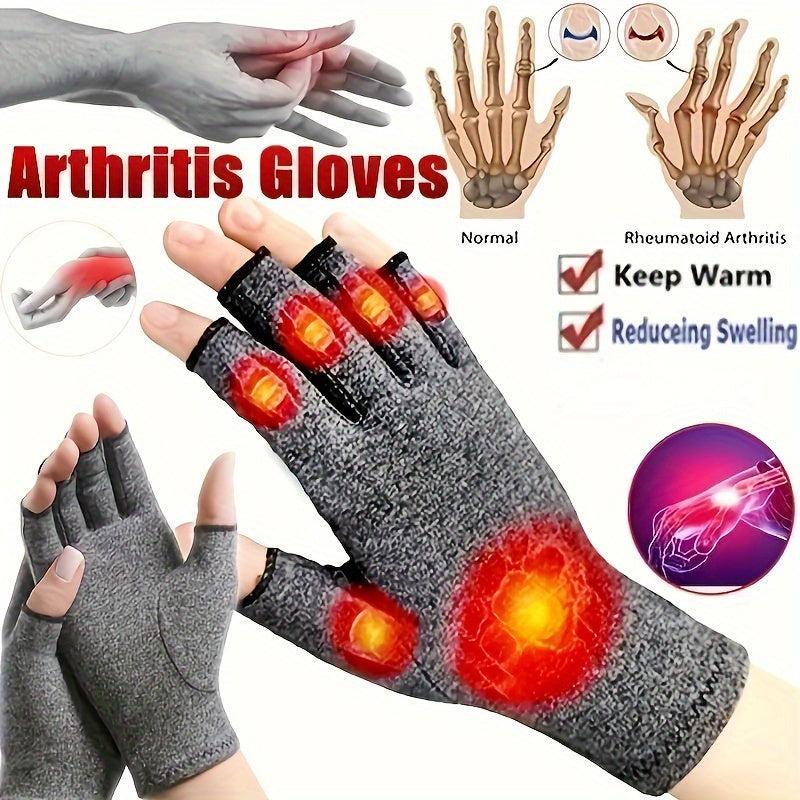 Double Compression Gloves Touchscreen Gloves with Wrist Support