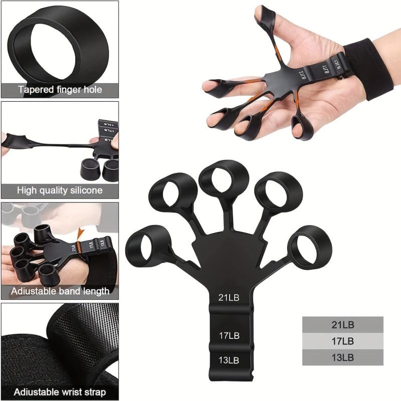 Silicone Finger Grip Strengthener for Fitness Training