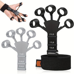 Silicone Finger Grip Strengthener for Fitness Training