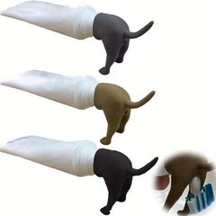 Dog Toothpaste Cover Pooping Dog Butt Topper for Toothpaste