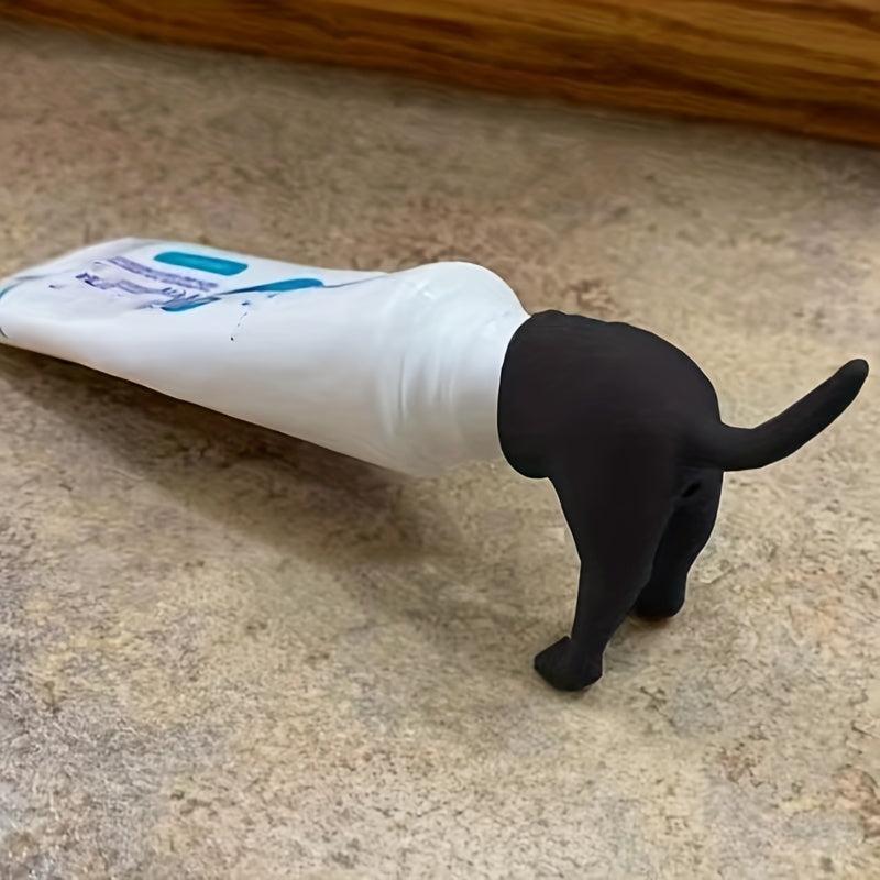 1pc Pooping Dog Toothpaste Cap Toothpaste Cover Dispenser Squeezer