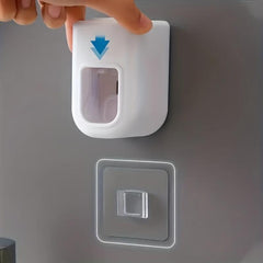Automatic Toothpaste Squeezer Wall Mounted - No Punching Needed