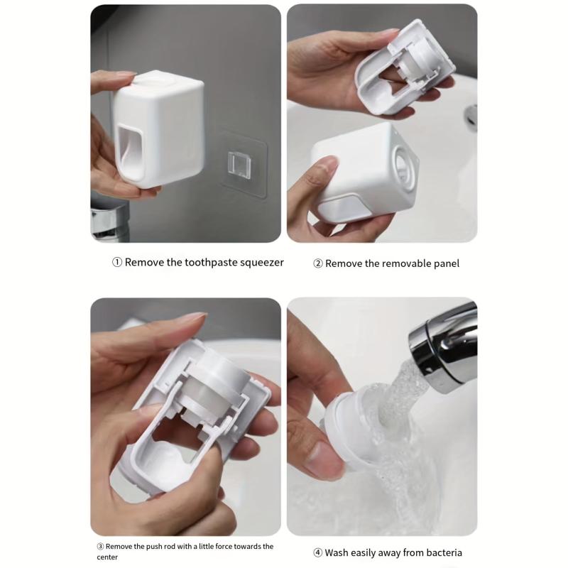 Automatic Toothpaste Squeezer Punch Quantitative Extrusion Holder
