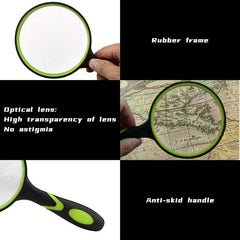 10x Magnifying Glass Handheld Reading Magnifier for Elderly