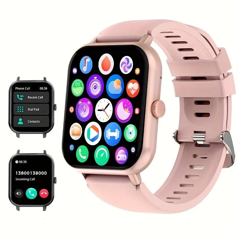 Smart Call Watch Heart Rate Blood Pressure Monitoring Music Message Push Sports