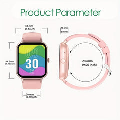 Smart Call Watch Heart Rate Blood Pressure Monitoring Music Message Push Sports