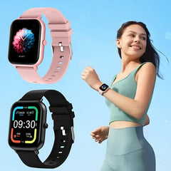 Smart Call Watch Heart Rate Blood Pressure Monitoring Music Message Push Sports