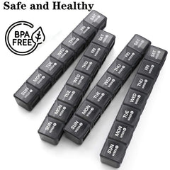 1pc Monthly Pill Organizer 28 Pill Box Medicine Organizer