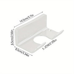 Hair Dryer Holder Bathroom Storage Rack Wall Mounted Hair Dryer Holder