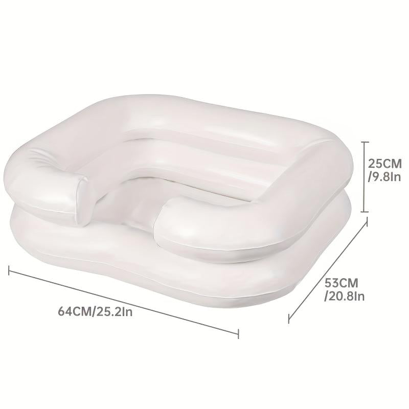 Inflatable Portable Shampoo Bowl for Bedside Hair Washing