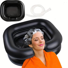 Inflatable Portable Shampoo Bowl for Bedside Hair Washing