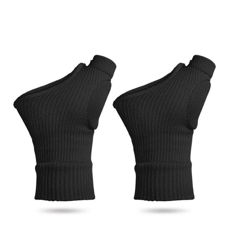 1 Pair Sports Wrist Thumb Palm Protection Half Finger Cycling Gloves