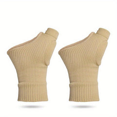 1 Pair Sports Wrist Thumb Palm Protection Half Finger Cycling Gloves