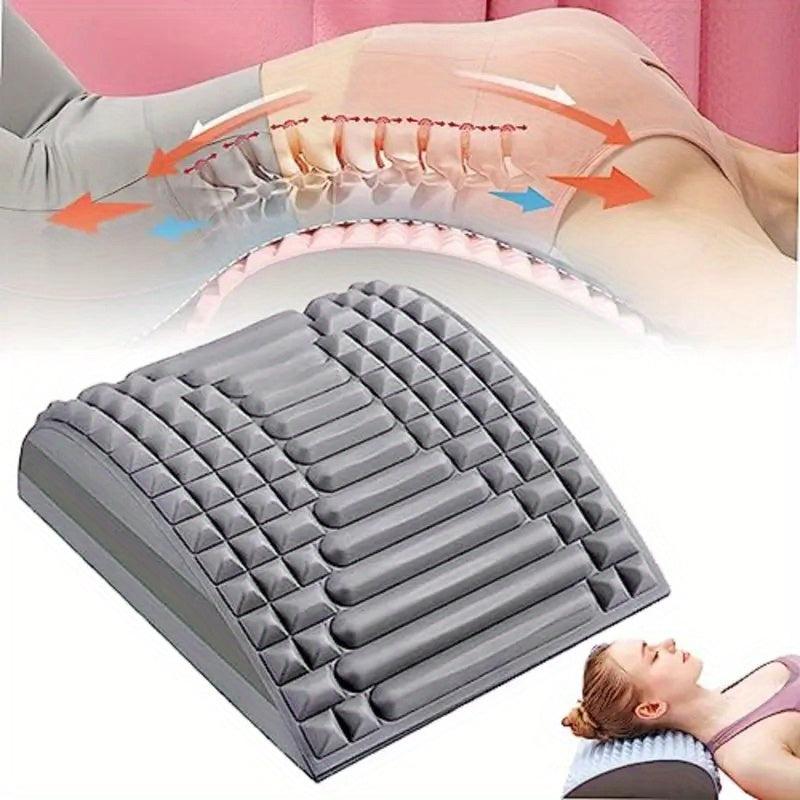 Lumbar Support Pillow for Spine Relief Massage Yoga Stretching Exercise