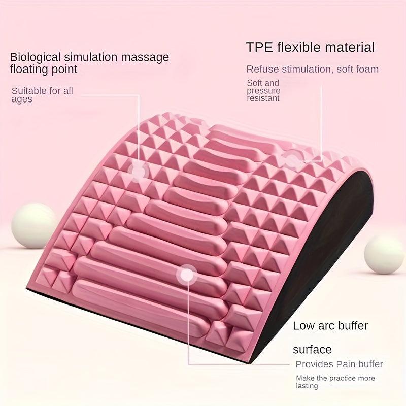 Lumbar Support Pillow for Spine Relief Massage Yoga Stretching Exercise