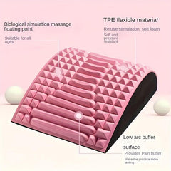 Lumbar Support Pillow for Spine Relief Massage Yoga Stretching Exercise