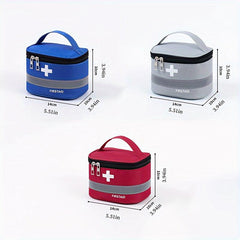 Portable Health Bag for First Aid and Medicine Storage