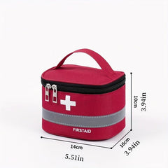 Portable Health Bag for First Aid and Medicine Storage