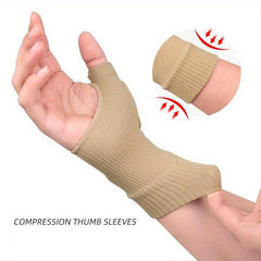 Unisex Wrist Guard Elastic Strap Gloves for Warm and Cold Fitness