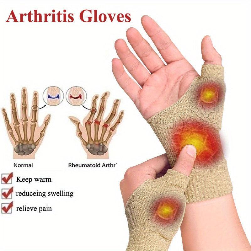 Unisex Wrist Guard Elastic Strap Gloves for Warm and Cold Fitness