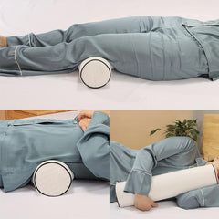 Memory Foam Neck Roll Pillow Bolster Support for Sleeping Bed Yoga