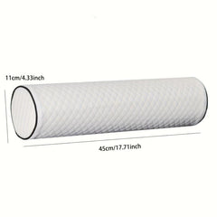 Memory Foam Neck Roll Pillow Bolster Support for Sleeping Bed Yoga
