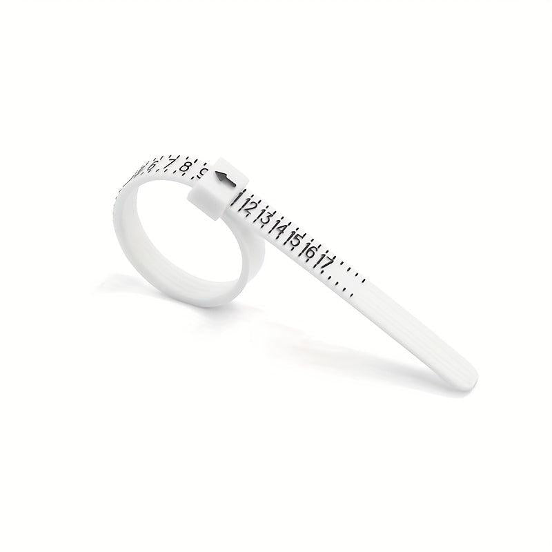 1pc Soft Ring Sizer Measuring Tool Clear Accurate Jewelry Sizing Making