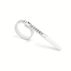 1pc Soft Ring Sizer Measuring Tool Clear Accurate Jewelry Sizing Making