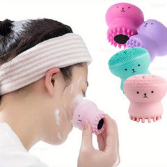 Silicone Octopus Face Cleaner Small Facial Brush