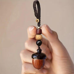 Wood Medicine Pill Box Mini Rescue Wooden Pill Case Portable Tablets Storage