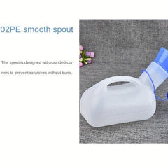 Universal 1000mL Car Emergency Urinal with Lid - Male and Female Urinal