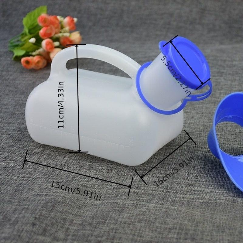 Universal 1000mL Car Emergency Urinal with Lid - Male and Female Urinal
