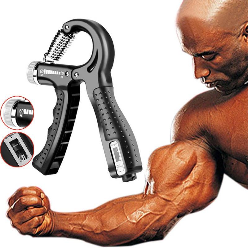 1ppc Hand Grip 10-60Kg Adjustable Gripper Professional Practice