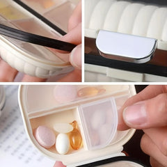Portable Daily Pill Case 7 Travel Pill Organizer Small Pill Box