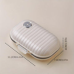 Portable Daily Pill Case 7 Travel Pill Organizer Small Pill Box