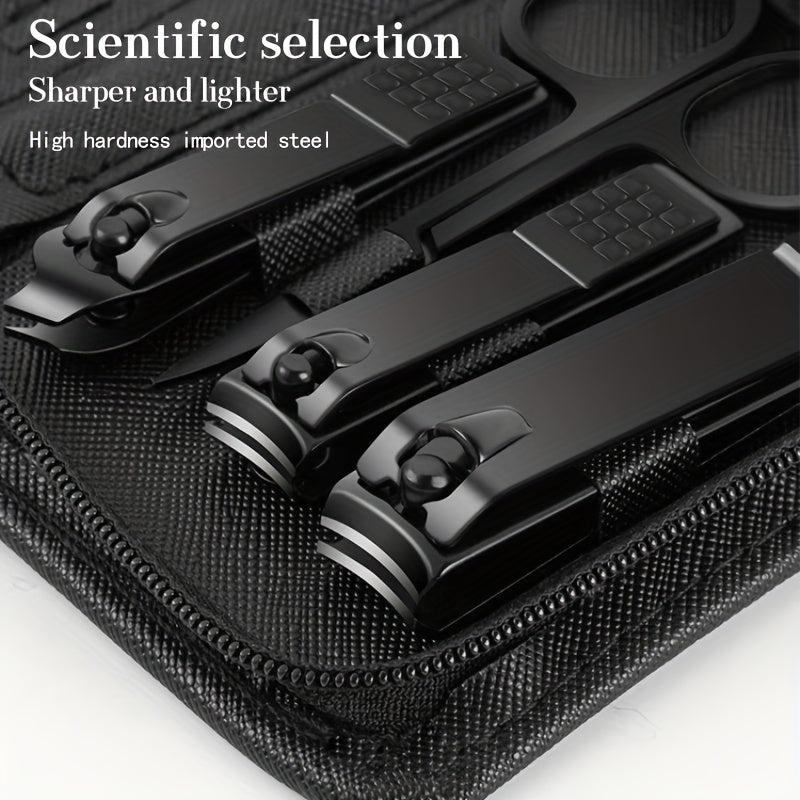 9pcs Nail Clipper Manicure Pedicure Set Large Adult