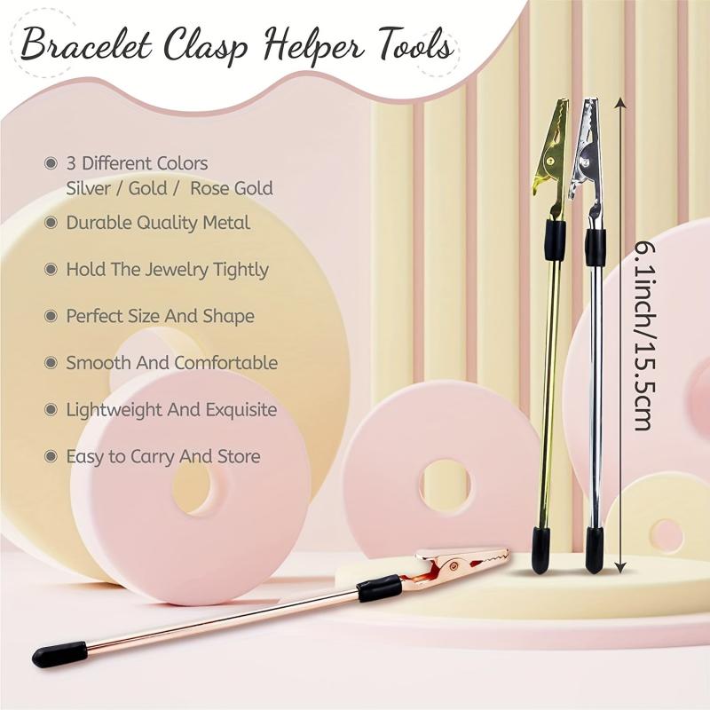 Bracelet Helper Tool Roach Clips Jewelry Repair Kit Pliers for Jewelry Making