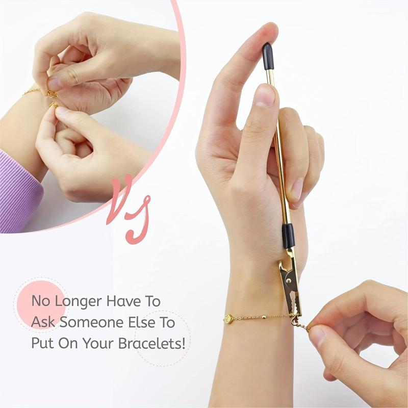 Bracelet Helper Tool Roach Clips Jewelry Repair Kit Pliers for Jewelry Making