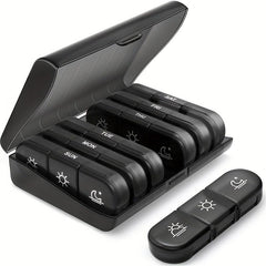 1pc Pill Case Weekly 21 compartment Pill Box Sorting Box