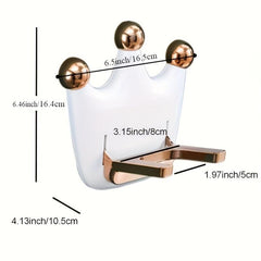 Foldable Crown Hair Dryer Bracket No Need For Drilling - 17 14 10