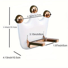 Foldable Crown Hair Dryer Bracket No Need For Drilling - 17 14 10