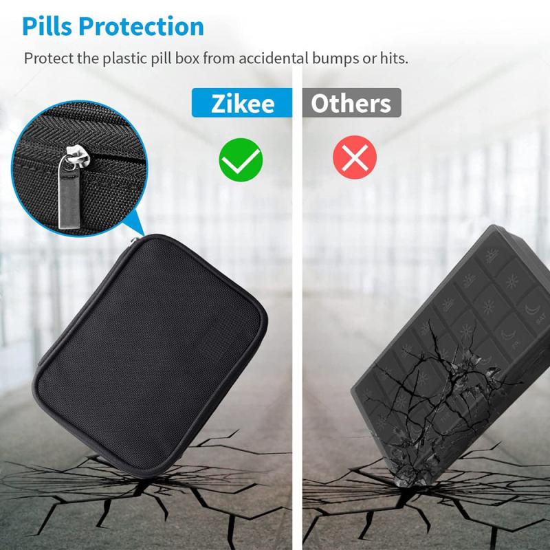 Large Weekly Pill Case Organizer 3 Times Portable Bag Pill Box