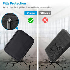 Large Weekly Pill Case Organizer 3 Times Portable Bag Pill Box
