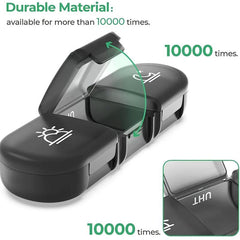 Large Weekly Pill Case Organizer 3 Times Portable Bag Pill Box