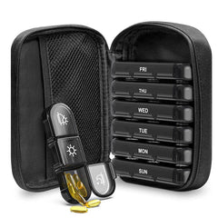 Large Weekly Pill Case Organizer 3 Times Portable Bag Pill Box