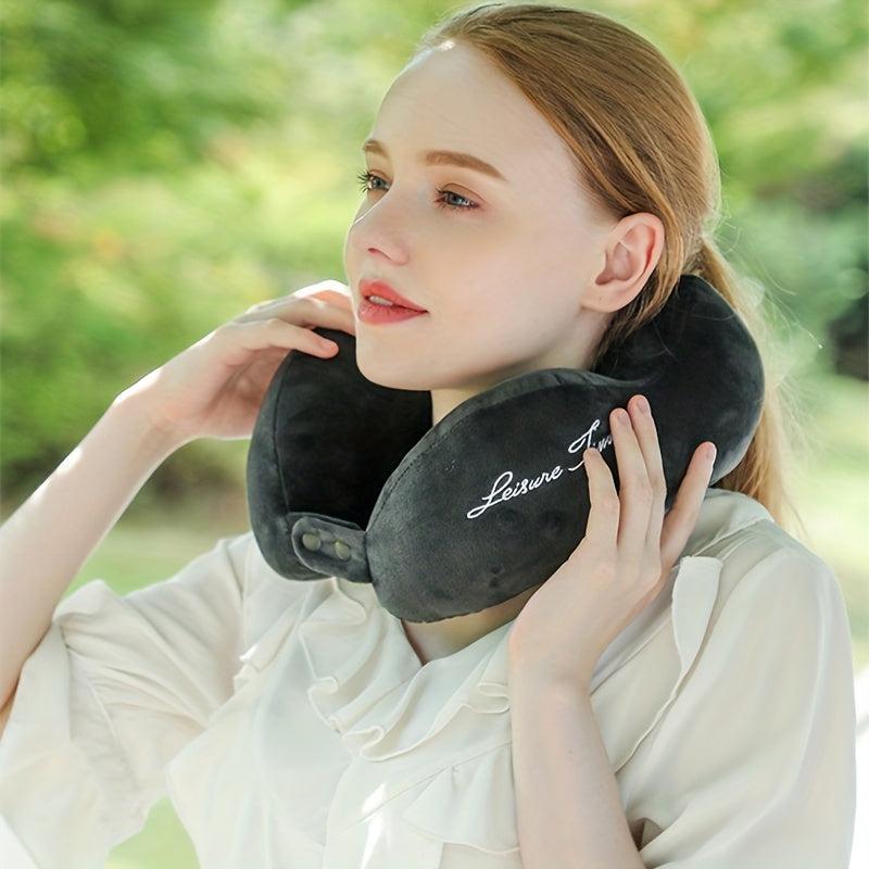 U Shape Neck Pillow Office Travel Portable Airplane Nap Pillow