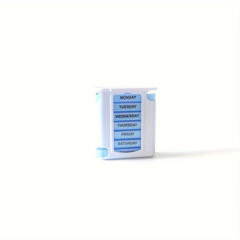 Portable Moisture-Proof Pill Box with 28 Compartments